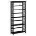 Tall 5-Tier Bookcase in Black Wood Finish