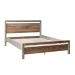 Queen Size FarmHouse Traditional Rustic Pine Platform Bed