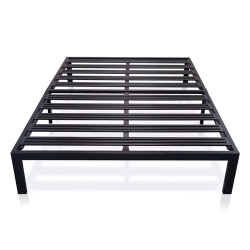 California King Metal Platform Bed Frame with Heavy Duty Slats