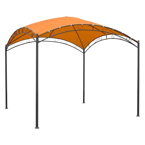 10Ft x 10Ft Dome Top Gazebo  Bronze Terra Cotta