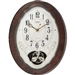 Wood Frame Pendulum Wall Clock - Plays Melodies on the Hour