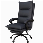 Double Padded Executive Massage Heated Office Chair Charcoal