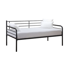 Twin size Contemporary Black Metal Daybed