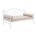 Twin size White Metal Day Bed Frame - 600 lb Weight Limit