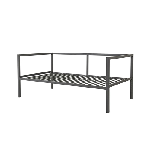 Twin size Contemporary Grey Metal Daybed Frame