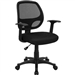 Black Mesh Mid-Back Office Chair