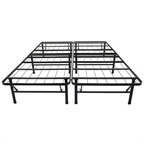 Full size Black Metal Platform Bed Frame