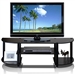 Espresso & Black TV Stand Entertainment Center - Fits up to 42-inch TV