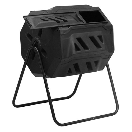 Outdoor Garden 5.7 Cubic Ft Rotating Composting Bin Tumbler