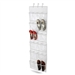 Clear White Shoe Organizer Shoe Rack - Hangs Over Door