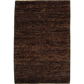 Hand-knotted All-Natural Earth Brown Hemp Rug (9' x 12')