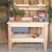 Wooden Potting Bench Garden Table  - Made in USA