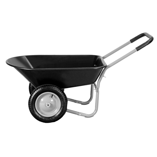 Heavy Duty Black Rust Proof Wheelbarrow