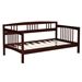 Twin size Solid Wood Day Bed Frame in Espresso Finish