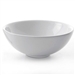 White Ceramic Round Bowl Style Vessel Bathroom Sink with 1.75-inch Drain Opening