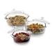 6-Piece Glass Bakeware Casserole Baking Dish Set - Dishwasher and Oven Safe