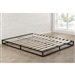 King size 6-inch Low Profile Metal Platform Bed Frame with Wood Slat Mattress Foundation