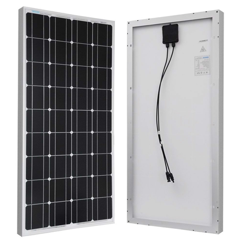 100-Watt Solar Panel Great for 12-Volt Battery Charging RV Camping Off-Grid