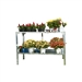 Outdoor Metal Shelving Unit Garden Potting Bench in Sturdy Galvanized Steel