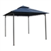 10Ft x 10Ft Outdoor Garden Gazebo with Iron Frame and Navy Blue Canopy