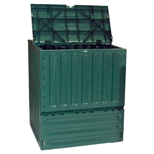 Outdoor Garden Green Recycled Plastic 160-Gallon Compost Bin