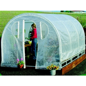 Polytunnel Hoop House Greenhouse (8' x 12')