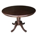 Round 36-inch Solid Wood Kitchen Dining Table in Rich Mocha