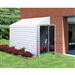 Outdoor Steel 7 x 4-ft Storage Shed with Sloped Roof