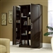 Multi-Purpose Living Room Kitchen Cupboard Storage Cabinet Armoire in Mocha Brown