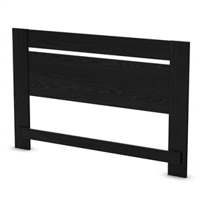 Full / Queen size Contemporary Headboard in Black Oak Finish