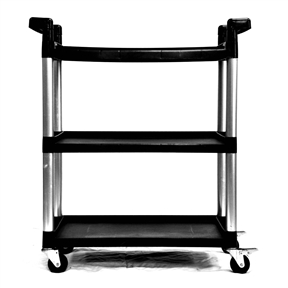 3-Tier Printer Stand Utility Cart with Locking Casters