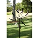 6-Ft Tall Bronze Finish Metal Wind Spinner Spinnin