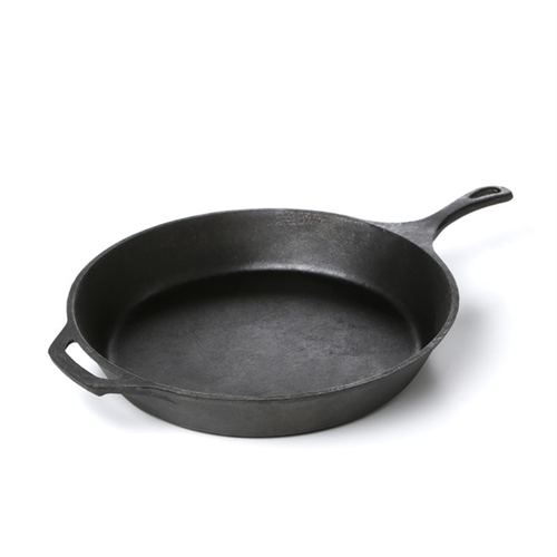 Pre-Seasoned Cast Iron 15" Round Skillet