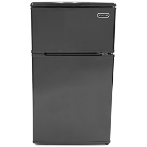 3.1 Cubic Foot Energy Star Compact Refrigerator Freezer in Black Dry Erase