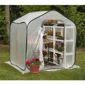 Spring Gardener Flower-House Lightweight Greenhouse (6' x 6')