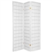 Japanese Asian Style 3-Panel Room Divider Shoji Screen in White