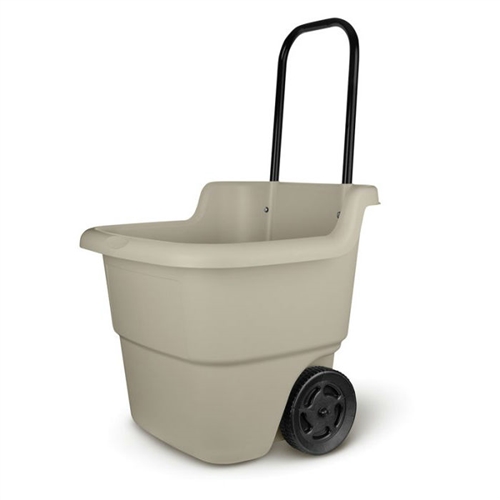 Sturdy Lawn Cart Mini Bucket 15 Gallon Wheelbarrow
