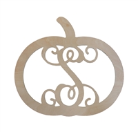 pumpkin wood monogram