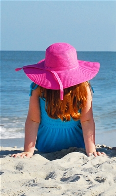 Hot Pink Child Floppy Hat