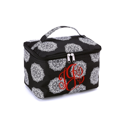 large black cosmetic bag