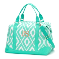 Mint Ikat Weekender Bag