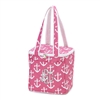 Pink Anchors Cooler Tote