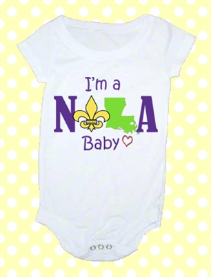 NOLA Baby Onesie