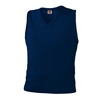 Fine-Gauge V-Neck Pullover Vest