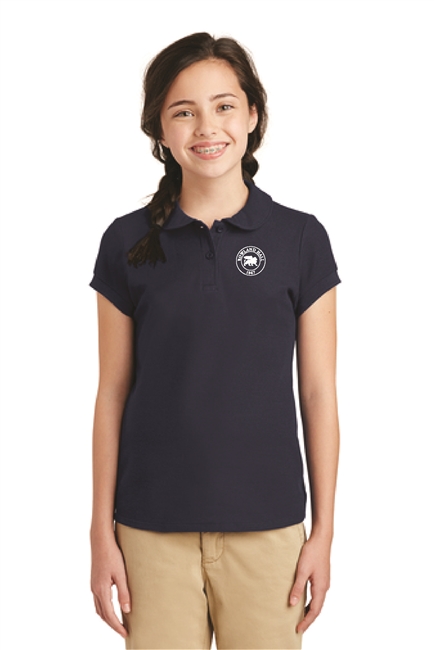 Girls Peter Pan Collar Polo