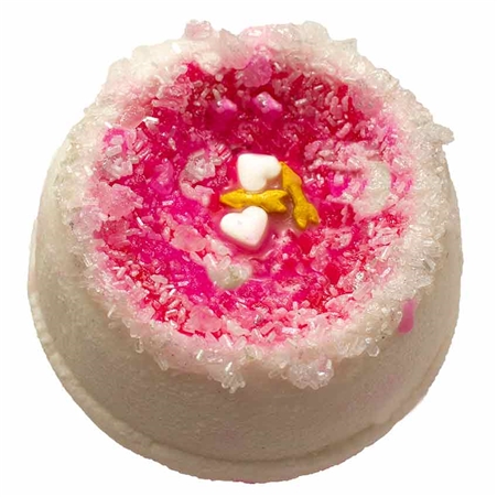 Peppercorn Rose Bath Bomb Geode