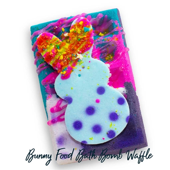 Bunny Food Bath Bomb Waffle