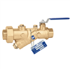 Caleffi 121 FlowCalâ„¢ Â¾" NPT female automatic flow balancing valve with integral ball valve. 121151A