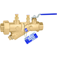 Caleffi 121 FlowCalâ„¢ Â½" NPT female (with PT test ports) automatic flow balancing valve with integral ball valve. 121341A