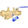 Caleffi 121 FlowCalâ„¢ Â½" sweat (with PT test ports) automatic flow balancing valve with integral ball valve. 121349A